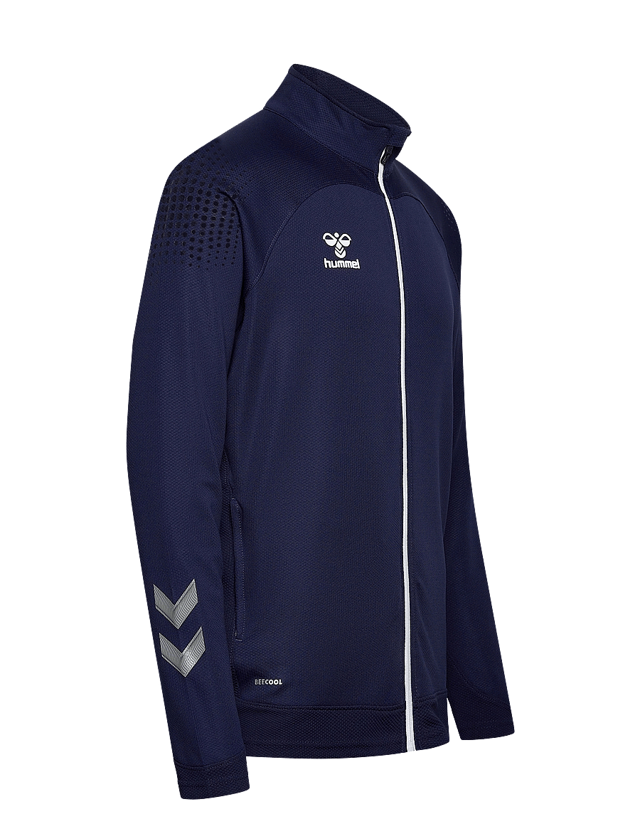 Hummel - hmlLEAD POLY ZIP JACKET - sportjackor - marine - 4