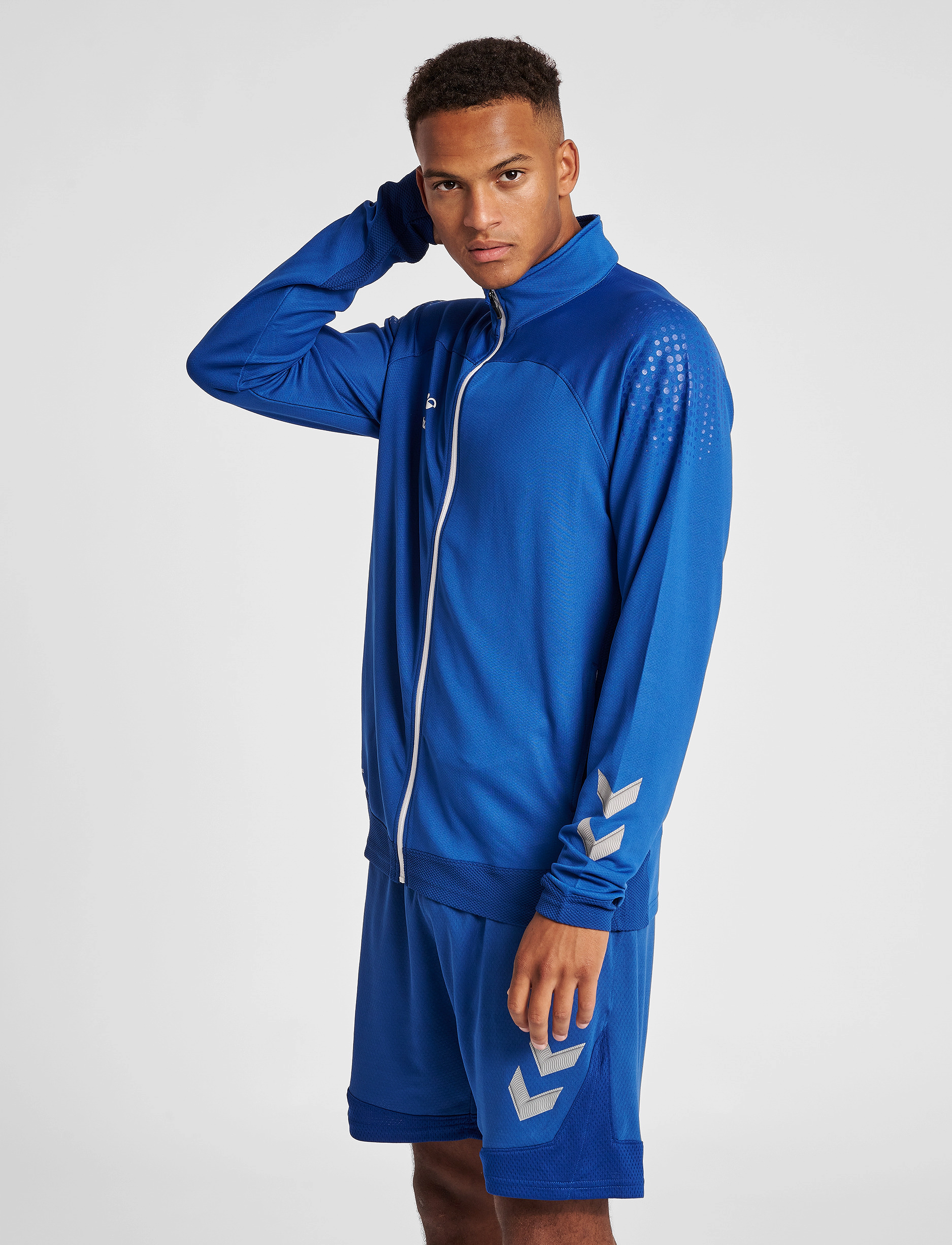 Hummel - hmlLEAD POLY ZIP JACKET - sportjacken - true blue - 3