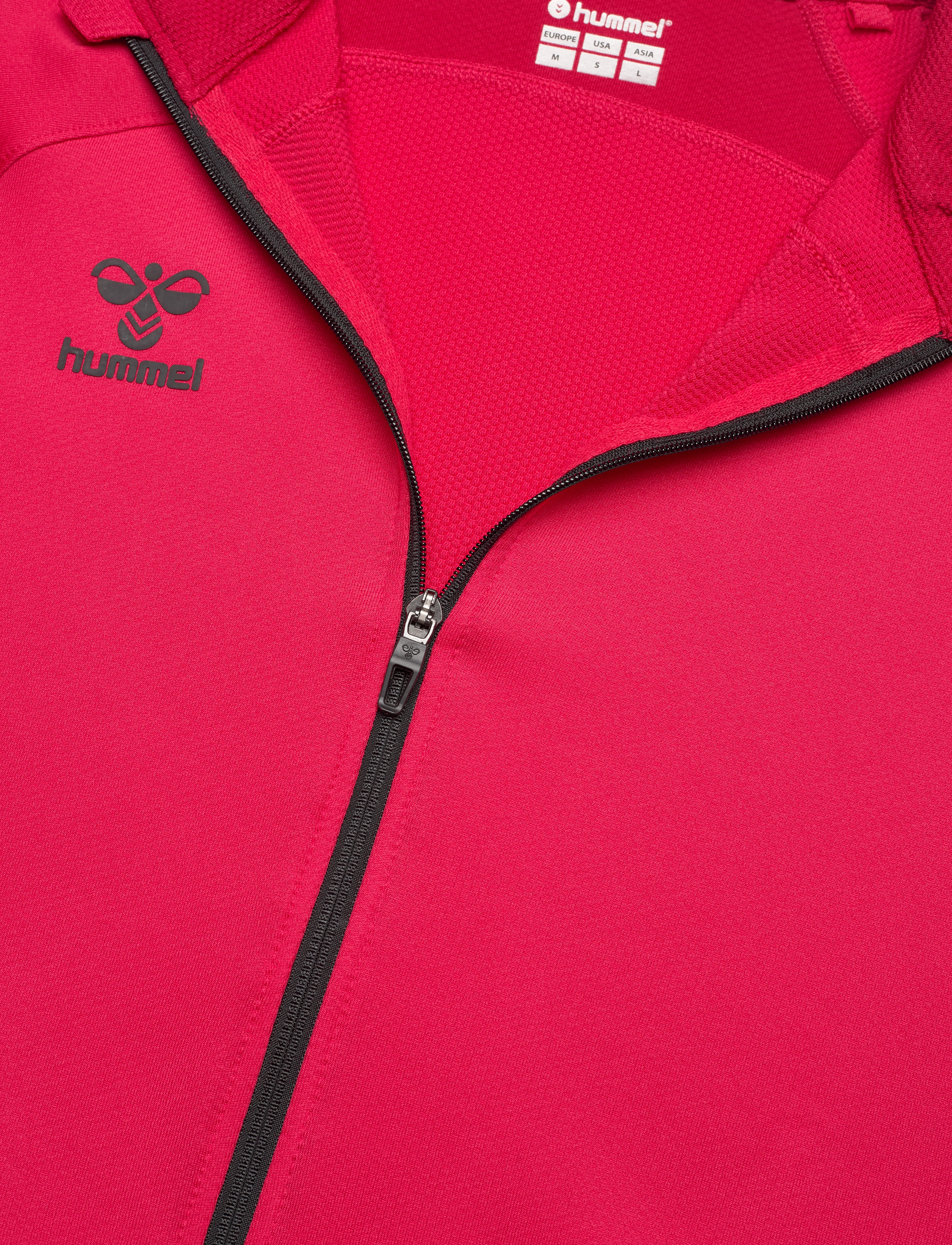 Hummel - hmlLEAD POLY ZIP JACKET - träningsjackor - true red - 5