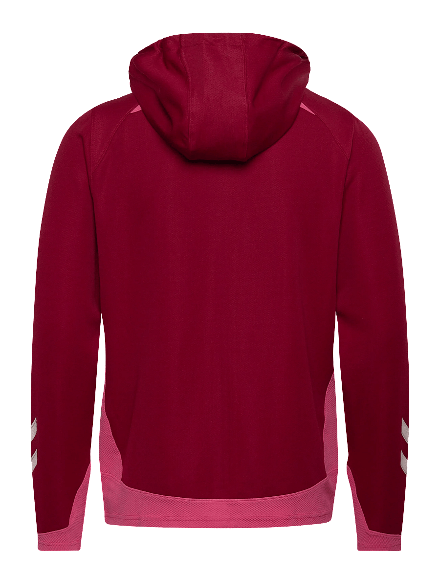 Hummel - hmlLEAD ZIP POLY HOODIE - biking red - 1