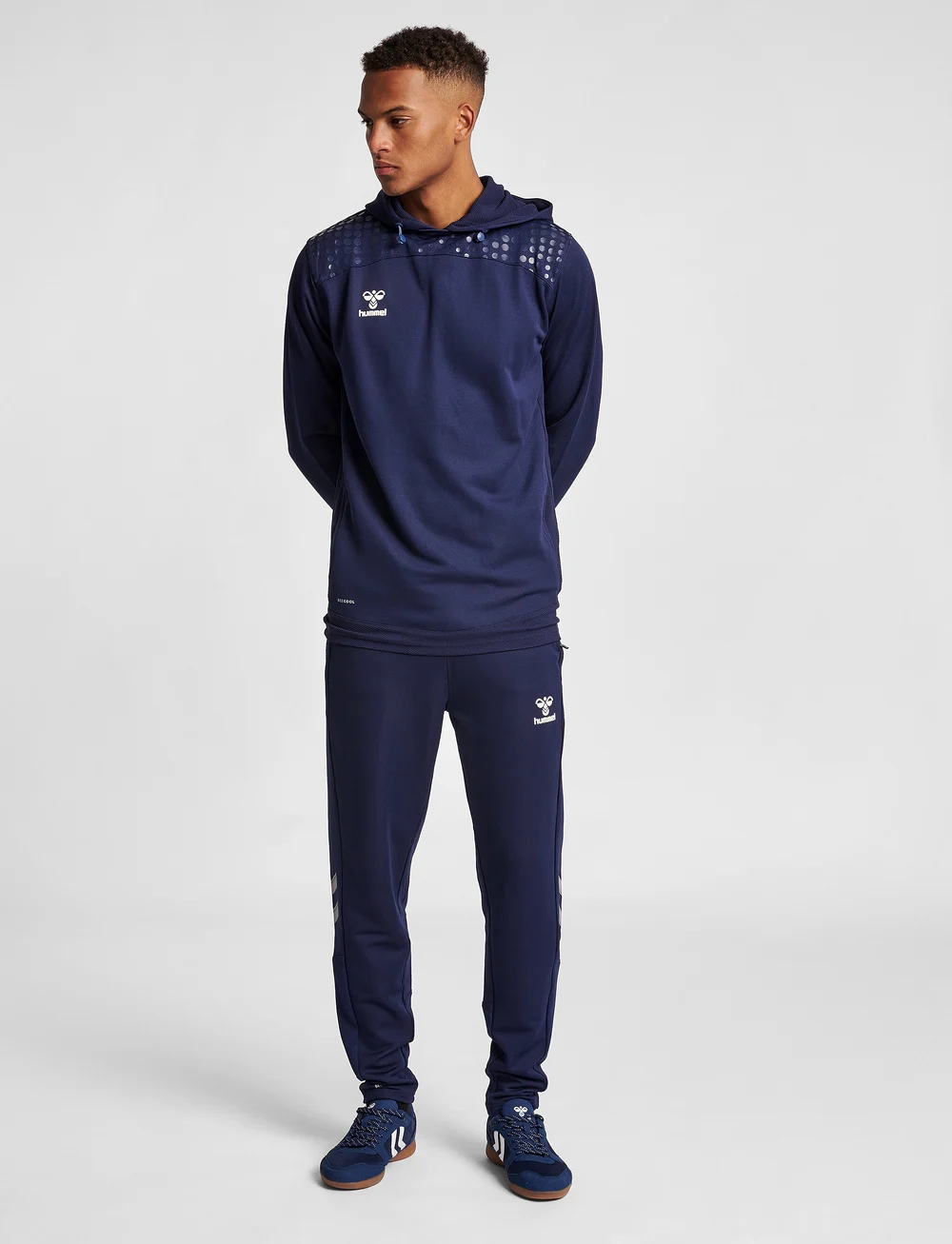 Hummel - hmlLEAD FOOTBALL PANTS - trainingshosen - marine - 0