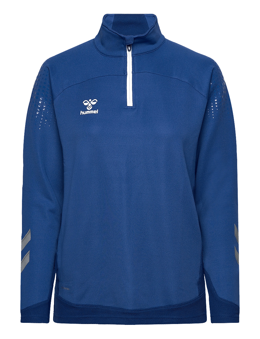 Hummel - hmlLEAD WOMEN HALF ZIP - sweaters - true blue - 0