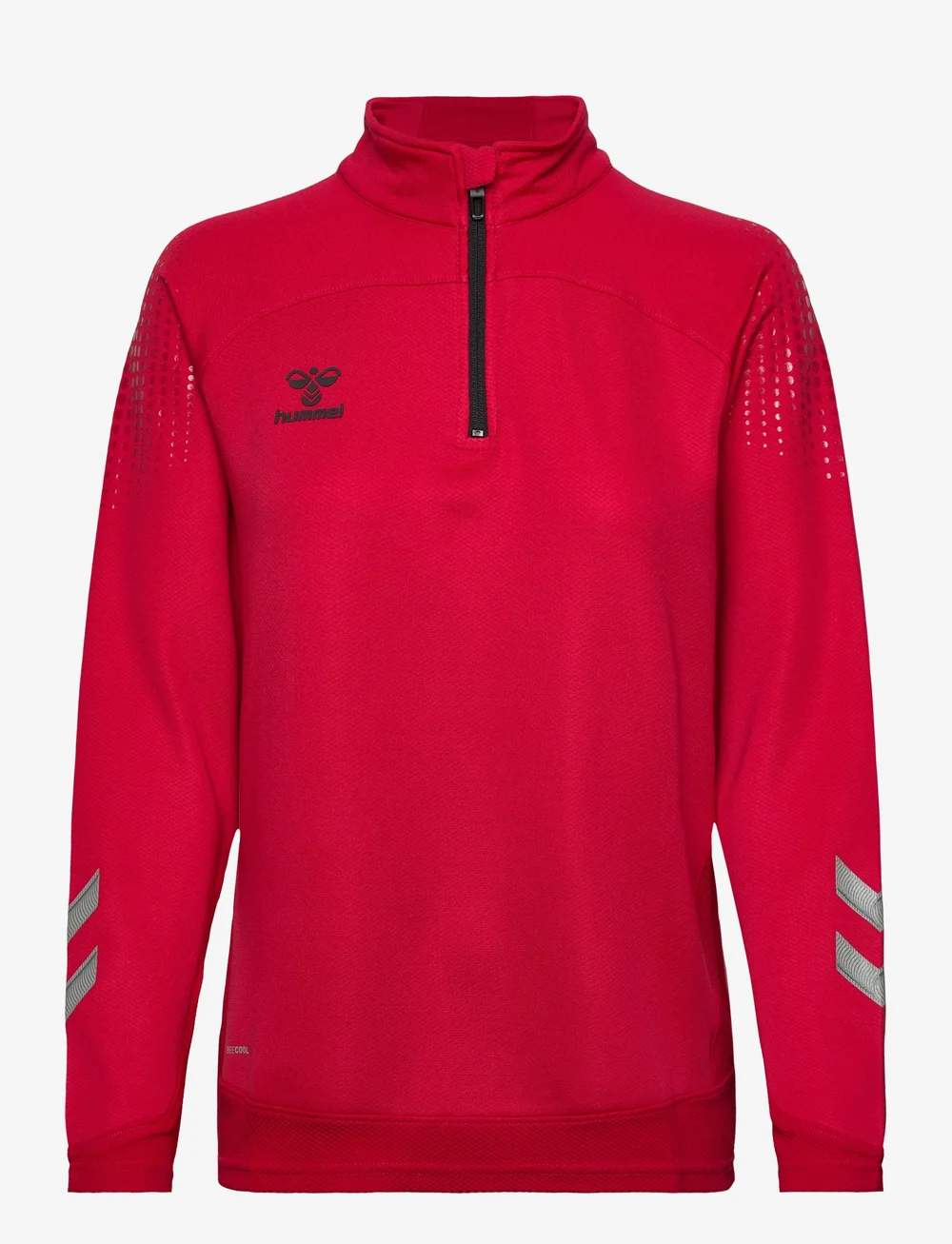 Hummel - hmlLEAD WOMEN HALF ZIP - sweatshirts - true red - 0
