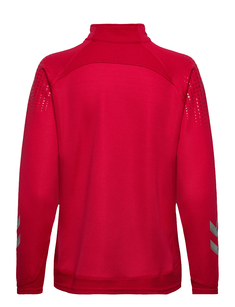 Hummel - hmlLEAD WOMEN HALF ZIP - sweatshirts - true red - 1