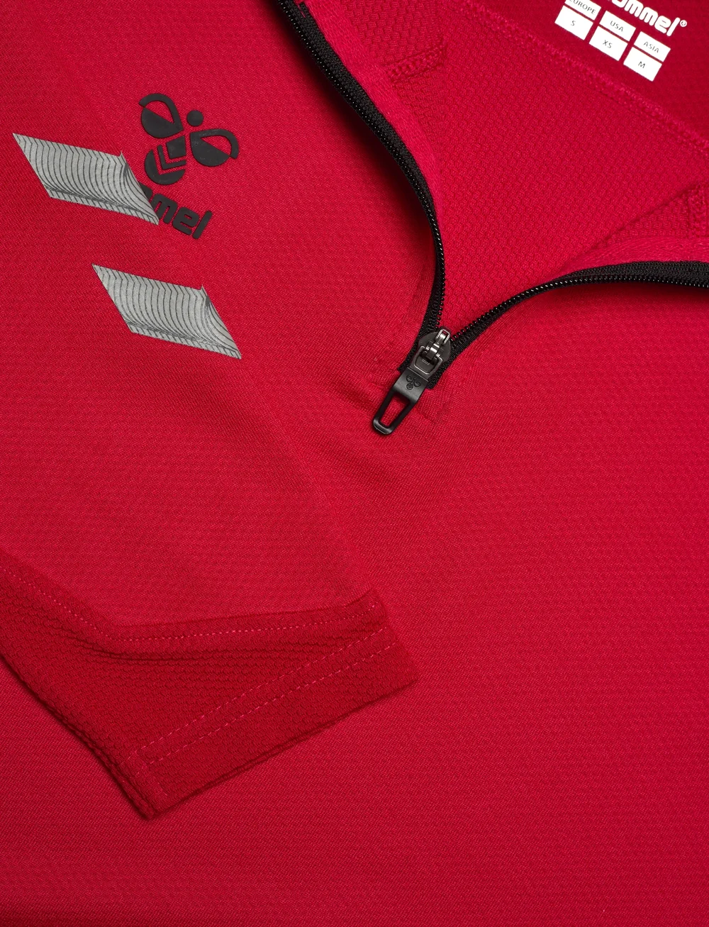 Hummel - hmlLEAD WOMEN HALF ZIP - sweatshirts - true red - 2