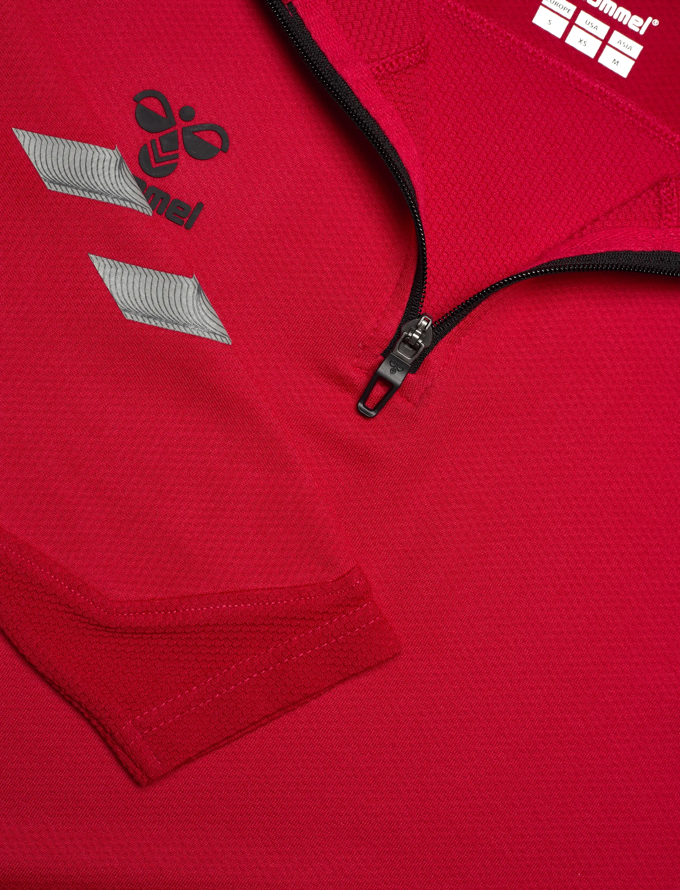 Hummel - hmlLEAD WOMEN HALF ZIP - sweatshirts - true red - 2