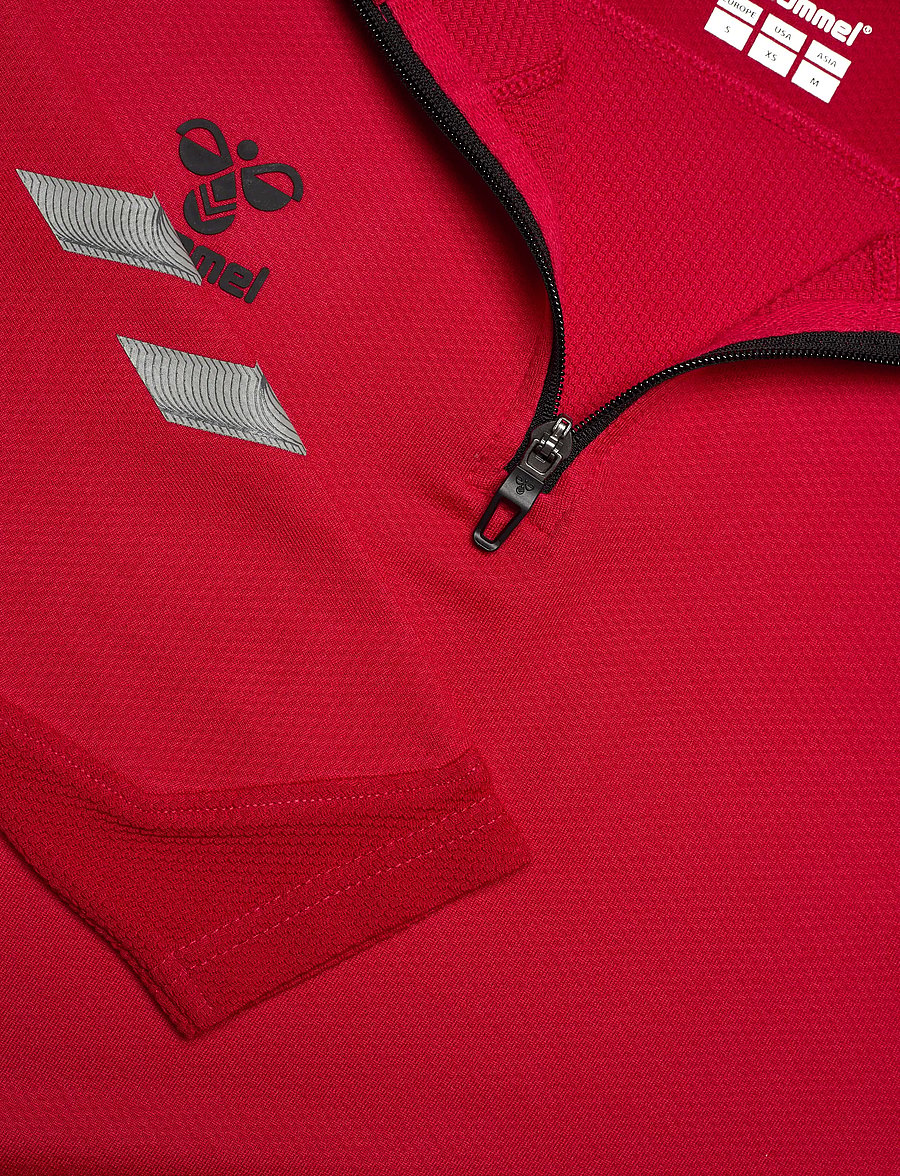 Hummel - hmlLEAD WOMEN HALF ZIP - sweatshirts - true red - 2
