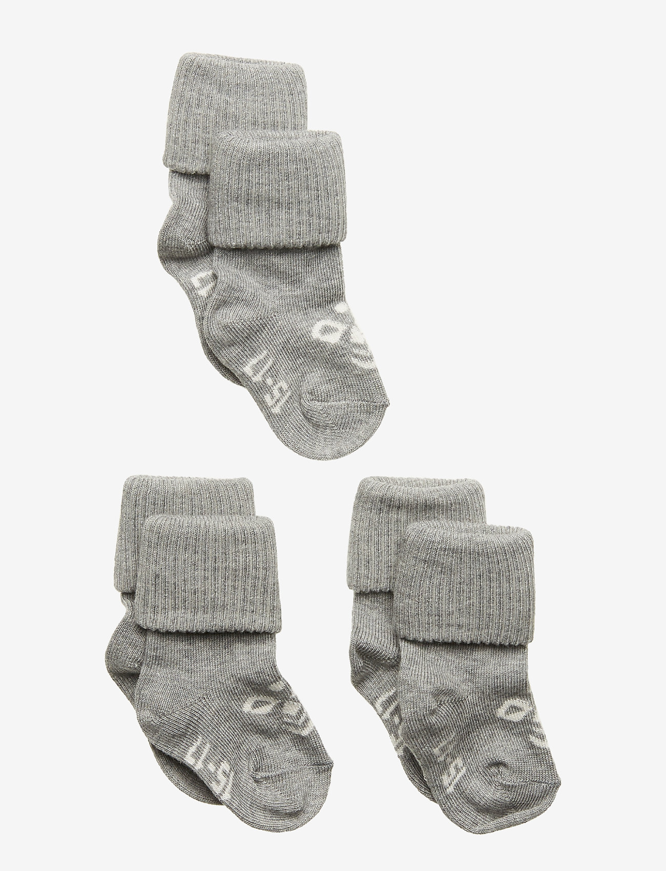 Hummel - SORA 3-PACK SOCK - efterårstøj - grey melange - 0