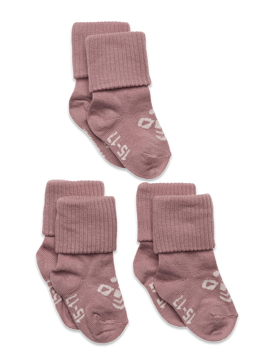 Hummel - SORA 3-PACK SOCK - beebisokid - woodrose - 0