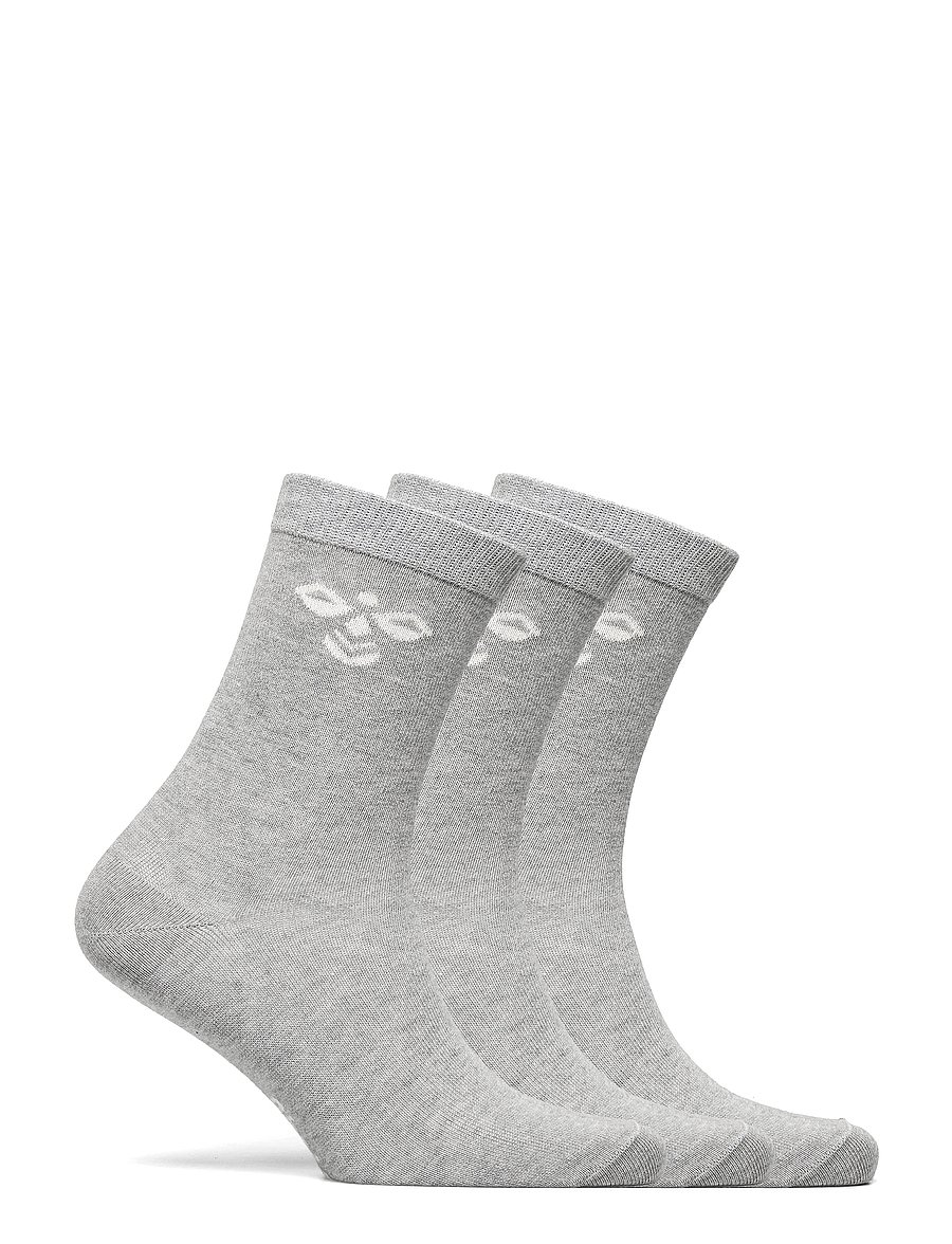 Hummel - SUTTON 3-PACK SOCK - strümpfe - grey melange - 1