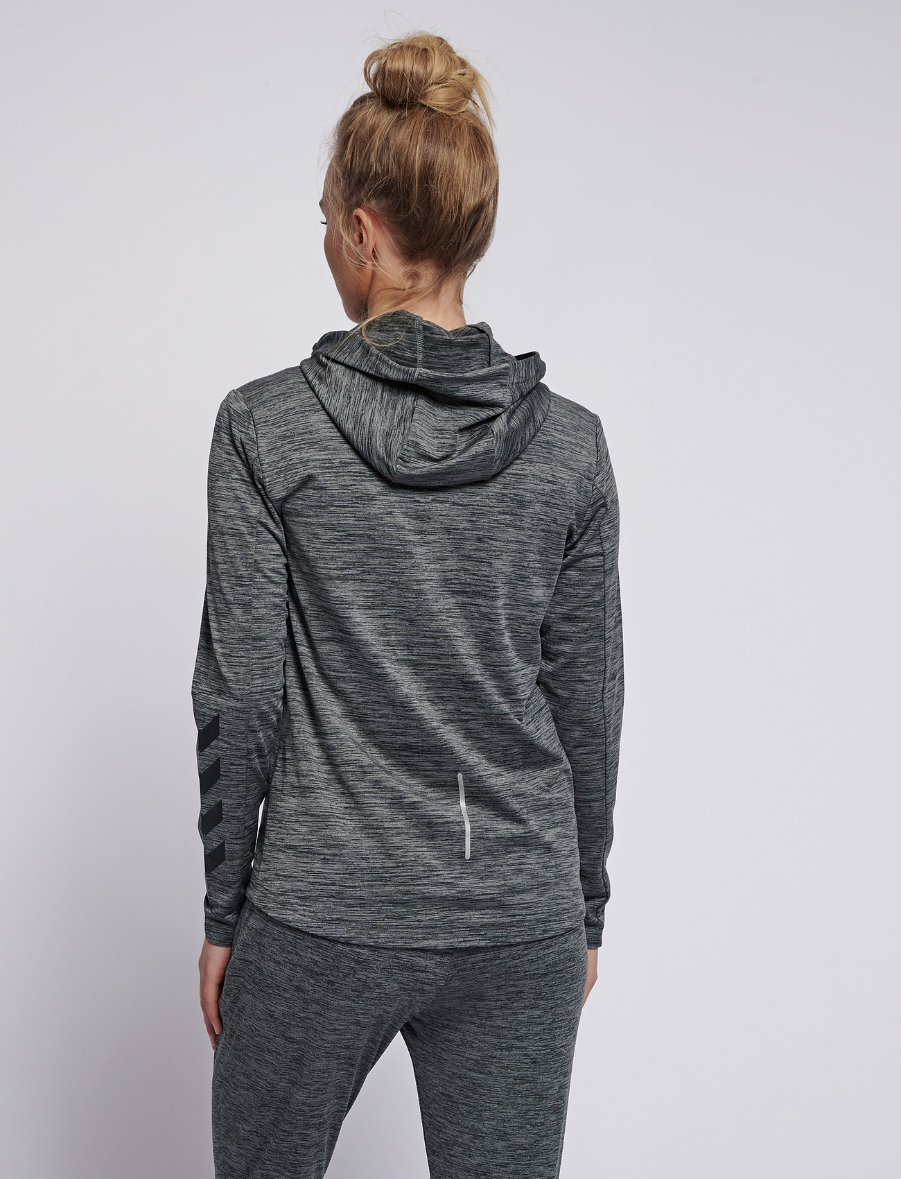 Hummel - hmlSELBY ZIP HOODIE - dark grey melange - 4