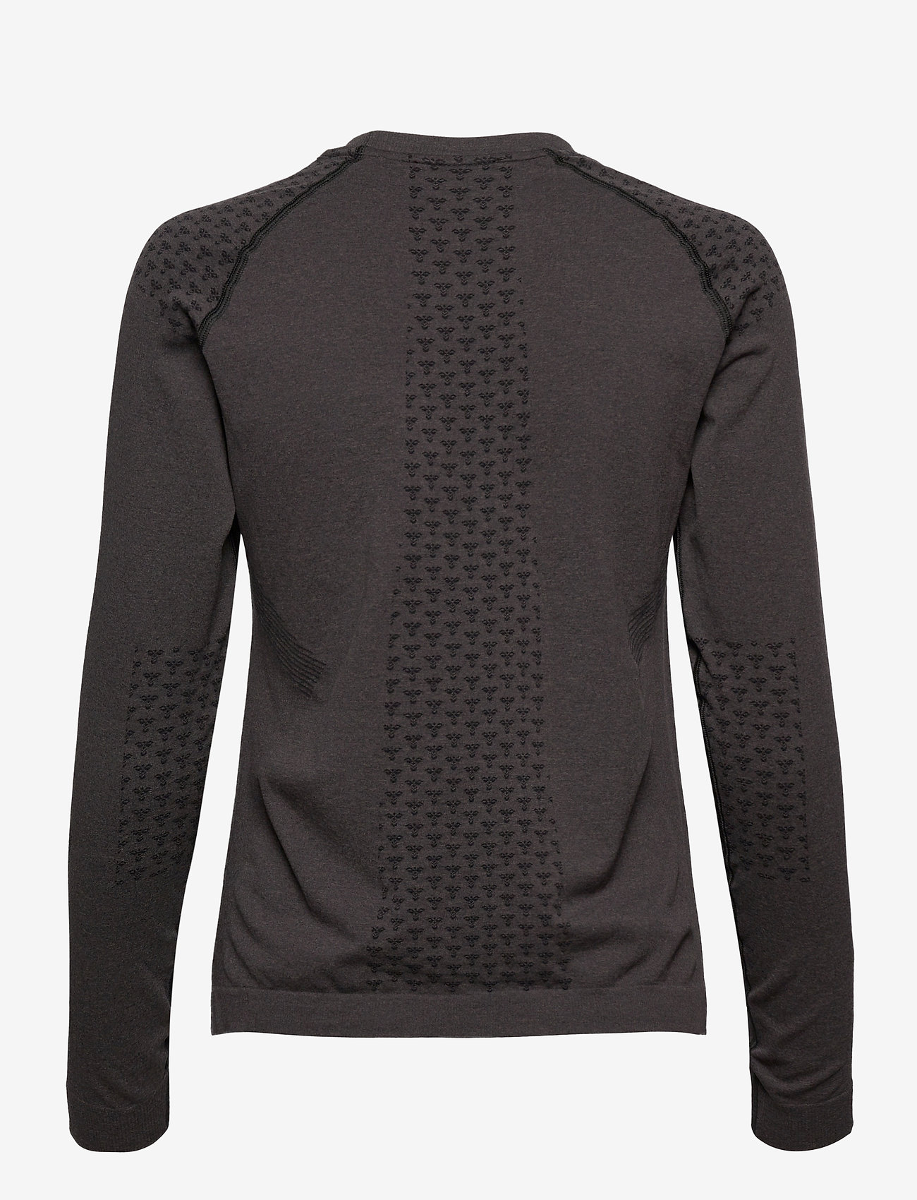 Hummel - hmlCI SEAMLESS T-SHIRT L/S - black melange - 1