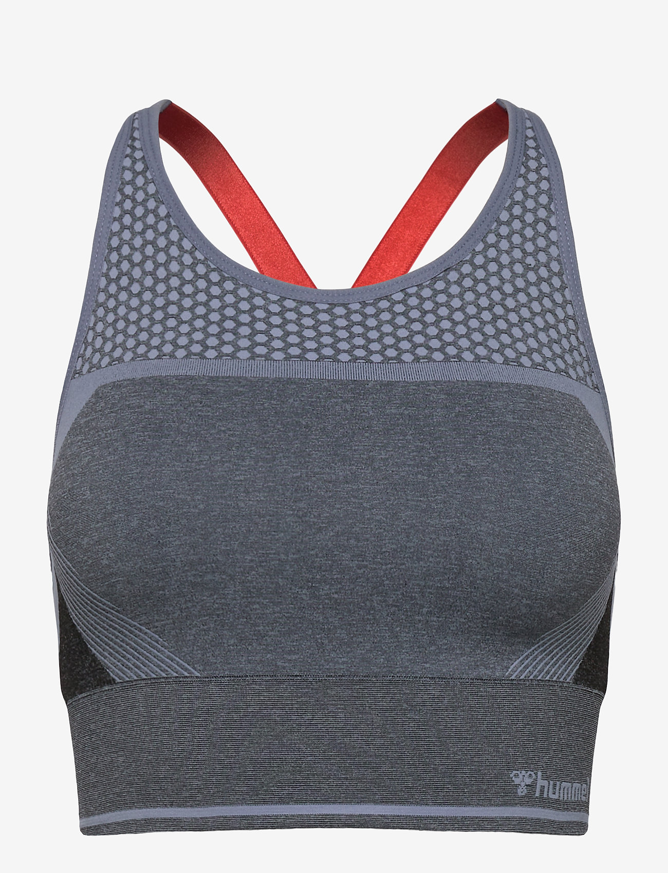 Hummel - hmlSKY SEAMLESS SPORTS TOP - black/faded denim - 0
