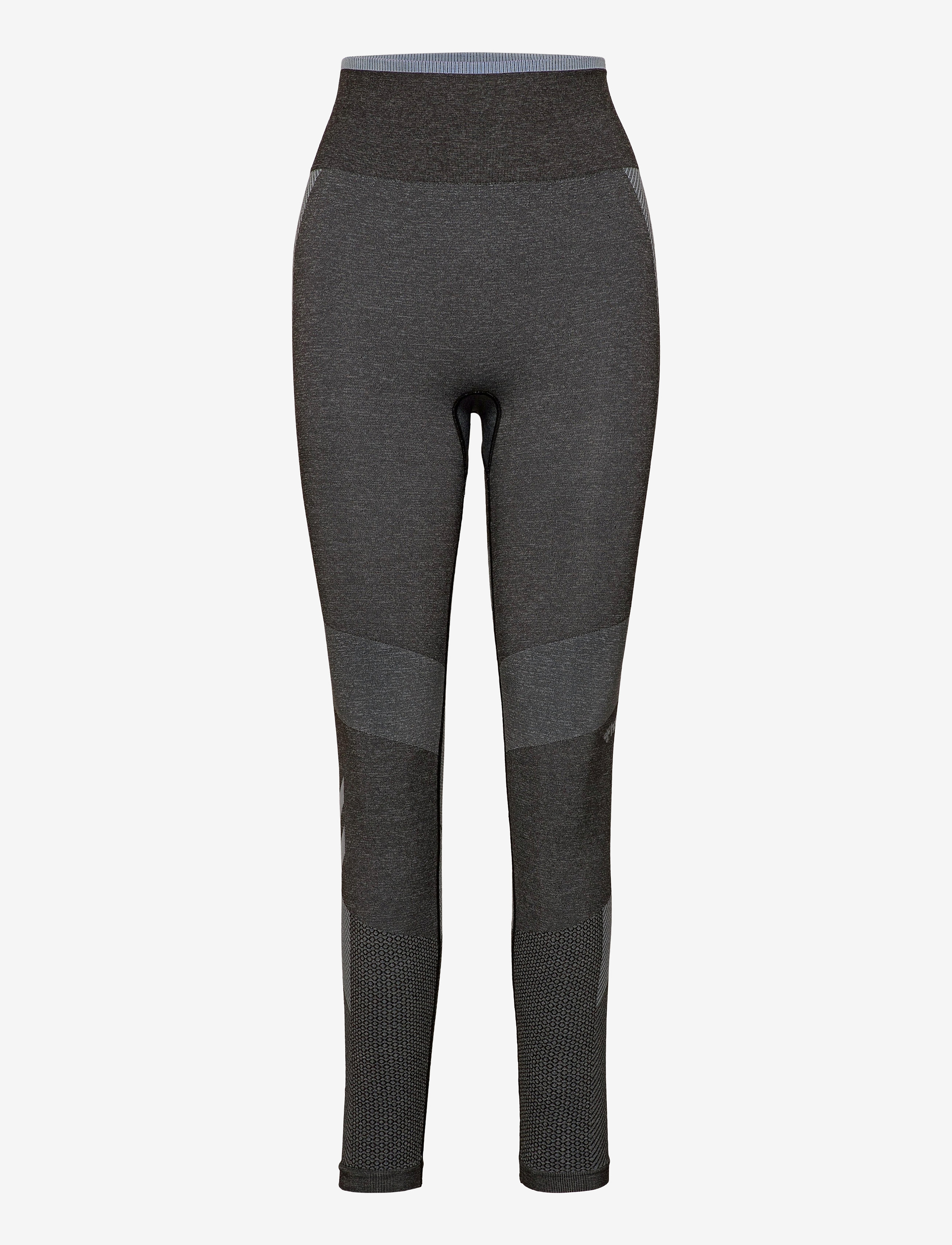 Hummel - hmlSKY HIGH WAIST SEAMLESS TIGHTS - black/faded denim - 0