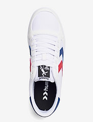 Hummel - STADIL LIGHT CANVAS - låga sneakers - white/blue/red - 3