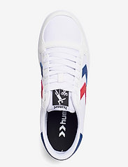 Hummel - STADIL LIGHT CANVAS - alhaisimmat hinnat - white/blue/red - 3