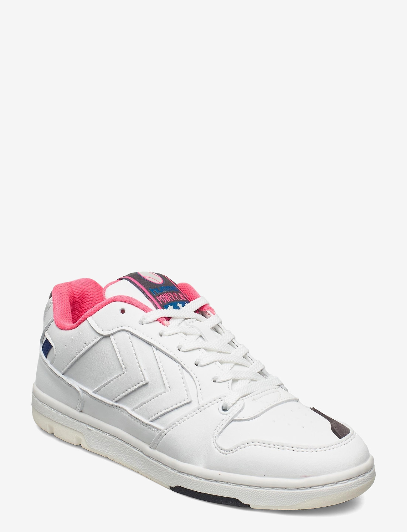 Hummel - POWER PLAY VEGAN ARCHIVE - niedrige sneakers - white/black/pink - 0