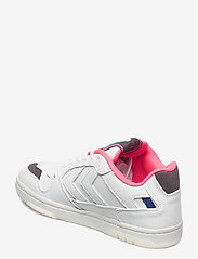 Hummel - POWER PLAY VEGAN ARCHIVE - niedrige sneakers - white/black/pink - 2