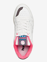 Hummel - POWER PLAY VEGAN ARCHIVE - niedrige sneakers - white/black/pink - 3