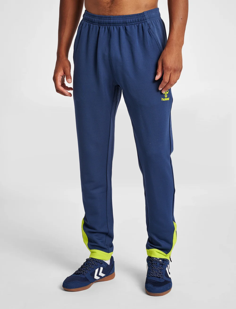 Hummel - hmlLEAD POLY PANTS - træningsbukser - dark denim - 5