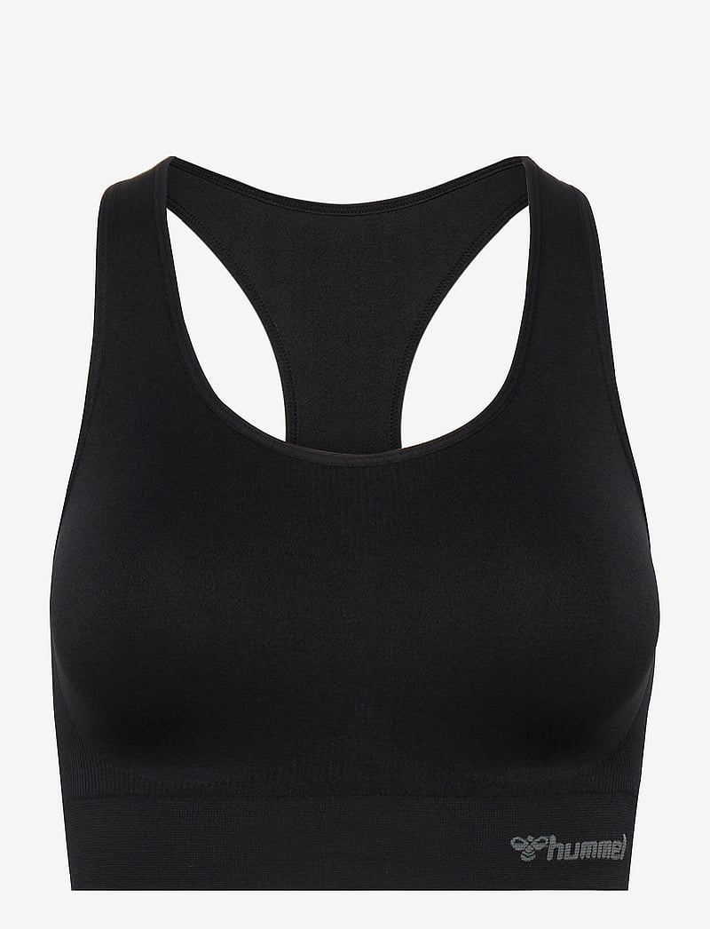 Hummel - hmlTIF SEAMLESS SPORTS TOP - mittlerer halt - black - 1