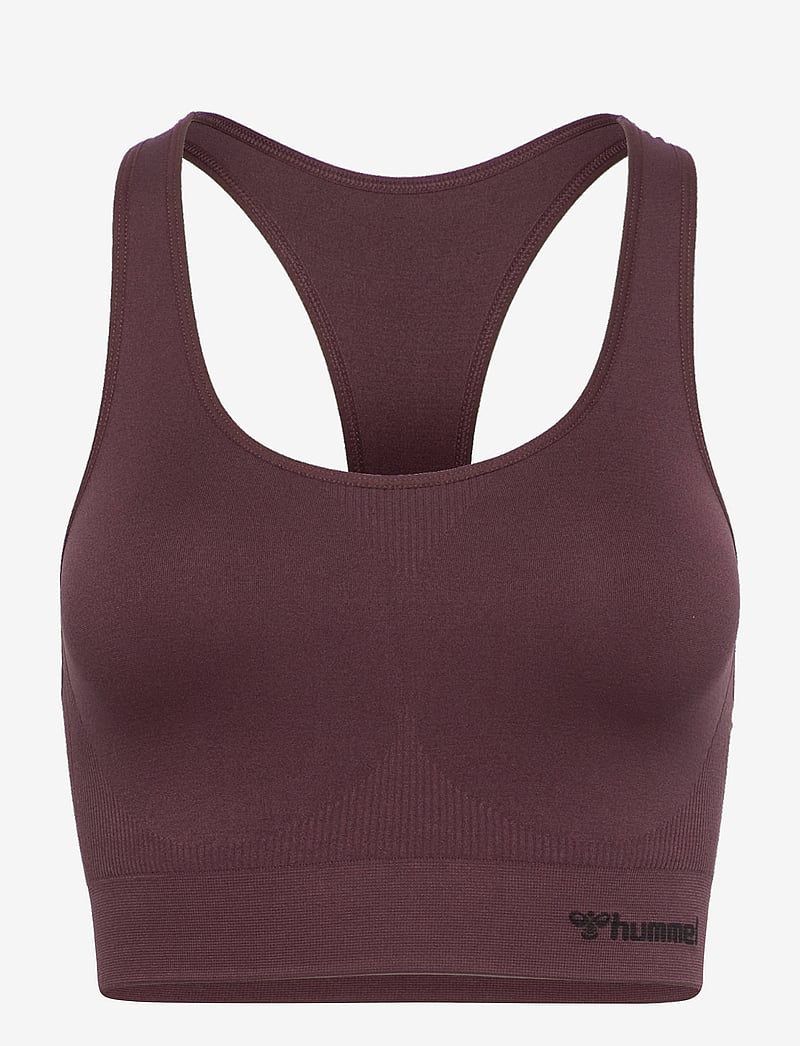Hummel - hmlTIF SEAMLESS SPORTS TOP - medium støtte - fudge - 0