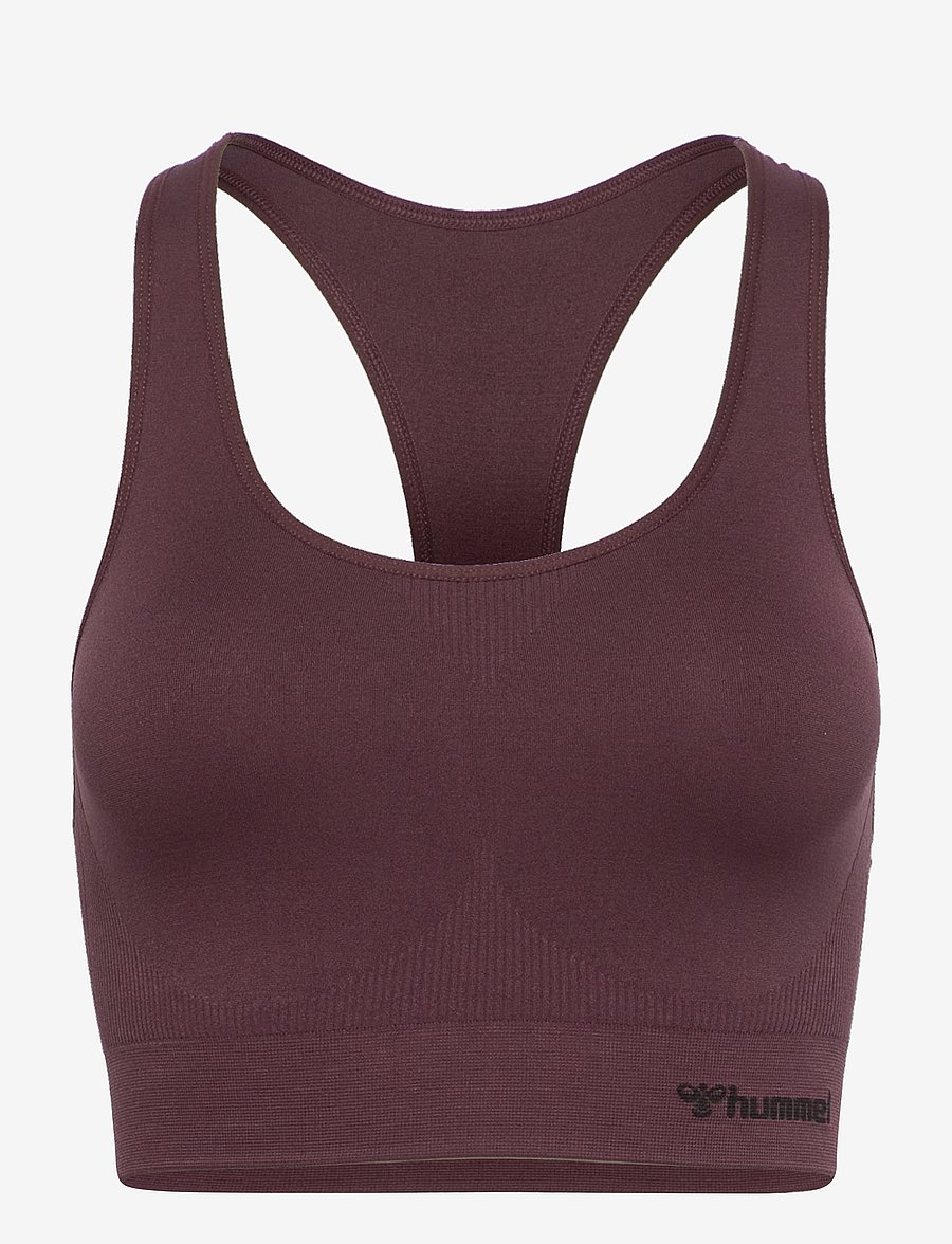 Hummel - hmlTIF SEAMLESS SPORTS TOP - mittlerer halt - fudge - 0