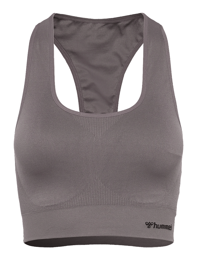 Hummel - hmlTIF SEAMLESS SPORTS TOP - keskmine toestus - shark - 0
