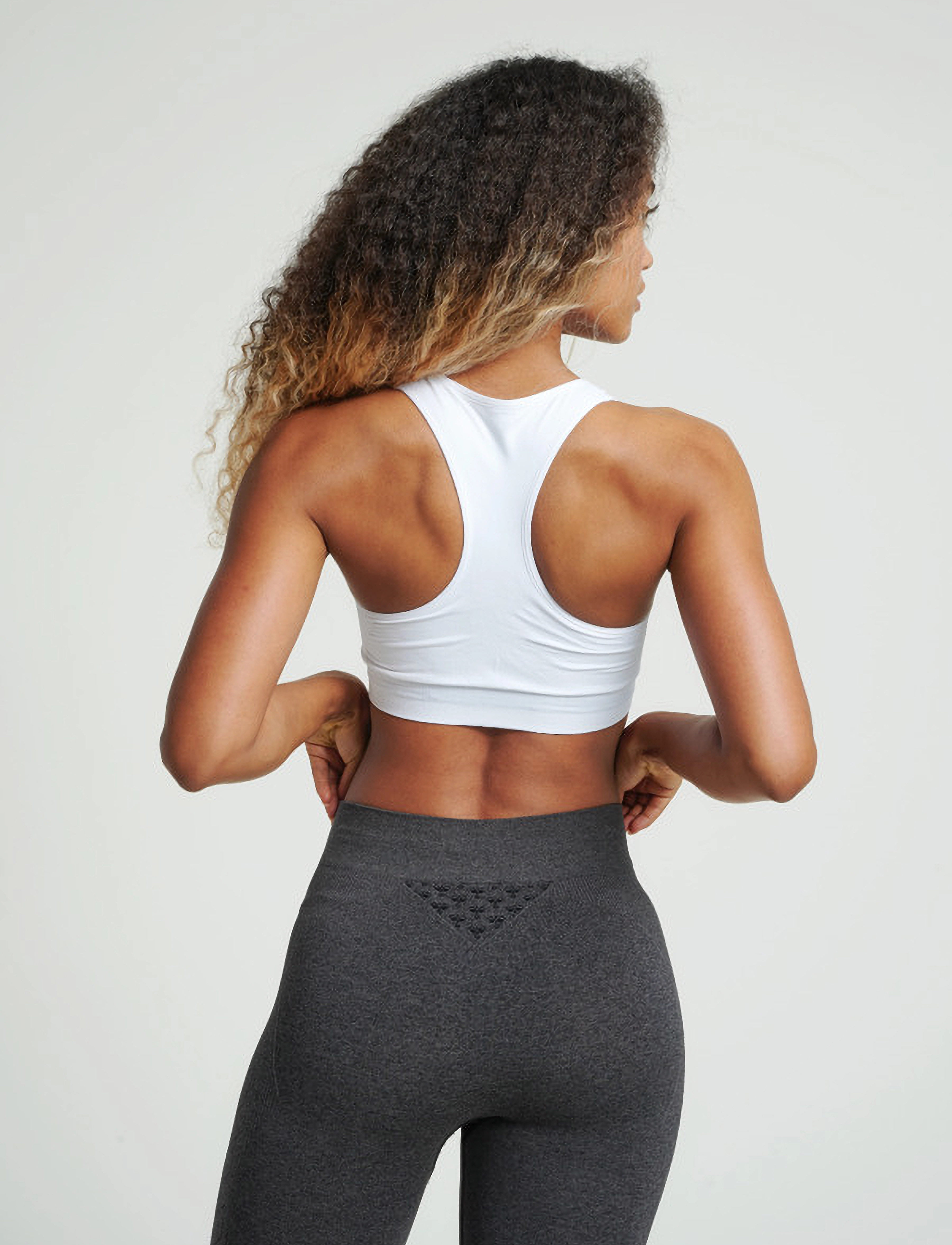 Hummel - hmlTIF SEAMLESS SPORTS TOP - medium støtte - white - 4