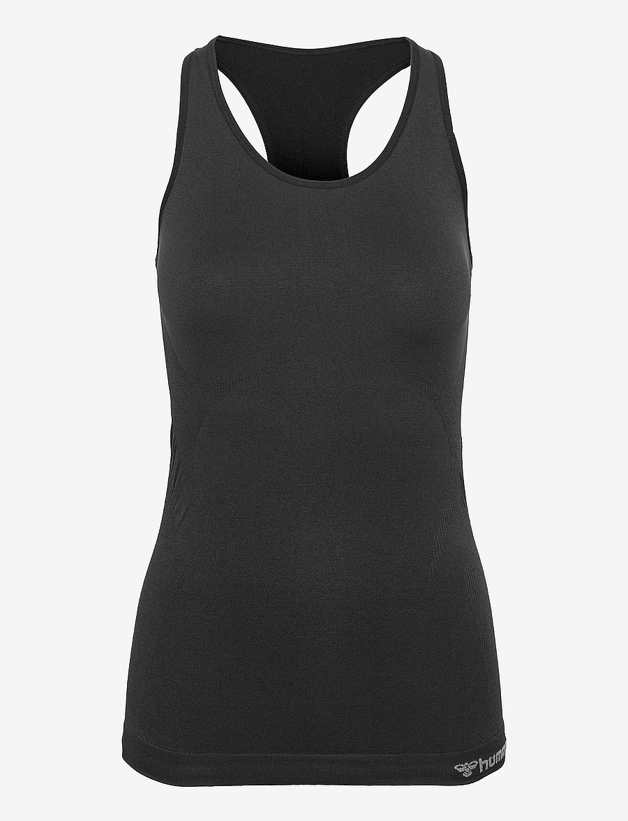 Hummel - hmlTIF SEAMLESS TOP - toppe & t-shirts - black - 1