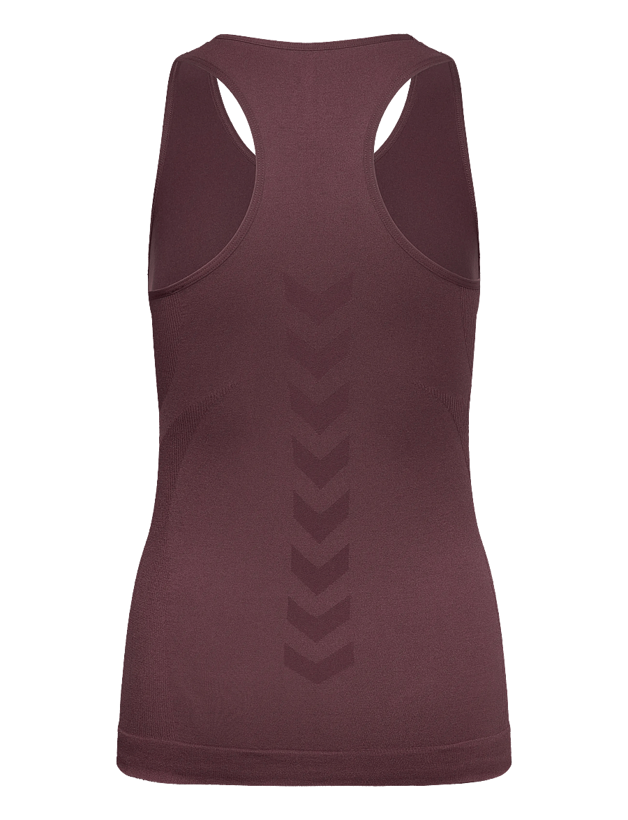 Hummel - hmlTIF SEAMLESS TOP - toppar & t-shirts - fudge - 1