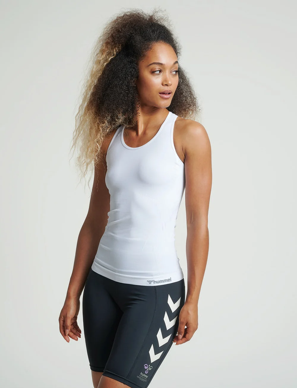 Hummel - hmlTIF SEAMLESS TOP - débardeurs - white - 0