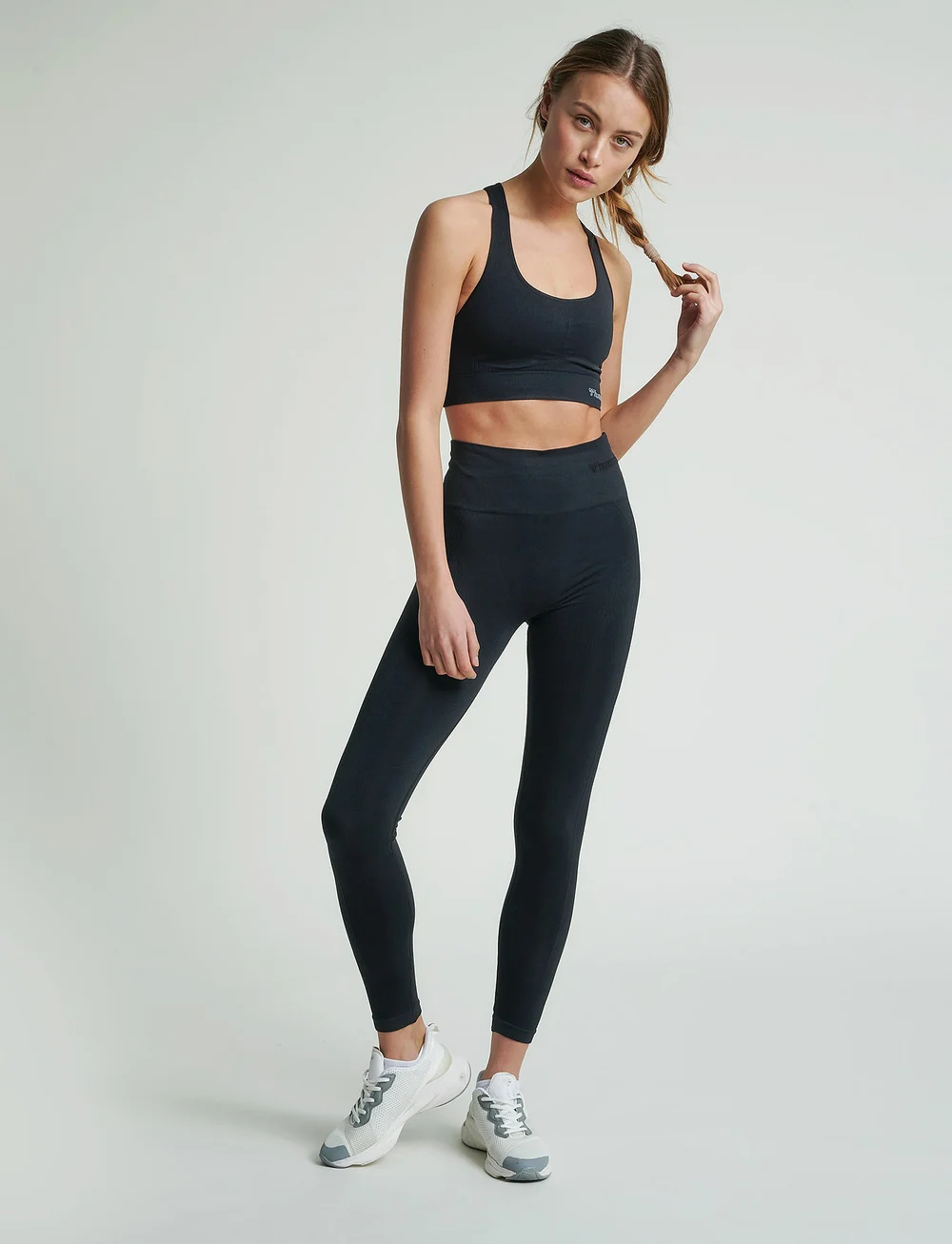 Hummel - hmlTIF SEAMLESS HIGH WAIST TIGHTS - fuld længde - black - 5