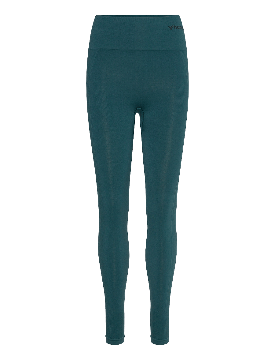 Hummel - hmlTIF SEAMLESS HIGH WAIST TIGHTS - volle länge - dark sea - 0