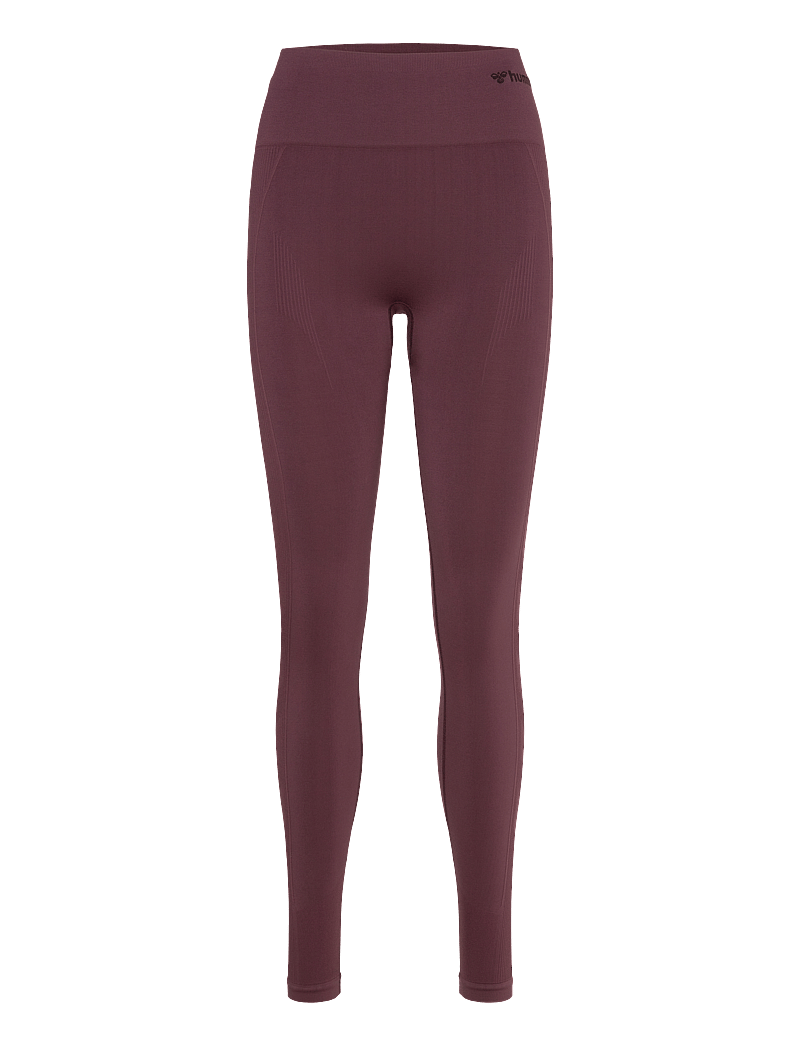 Hummel - hmlTIF SEAMLESS HIGH WAIST TIGHTS - seamless tights - fudge - 0