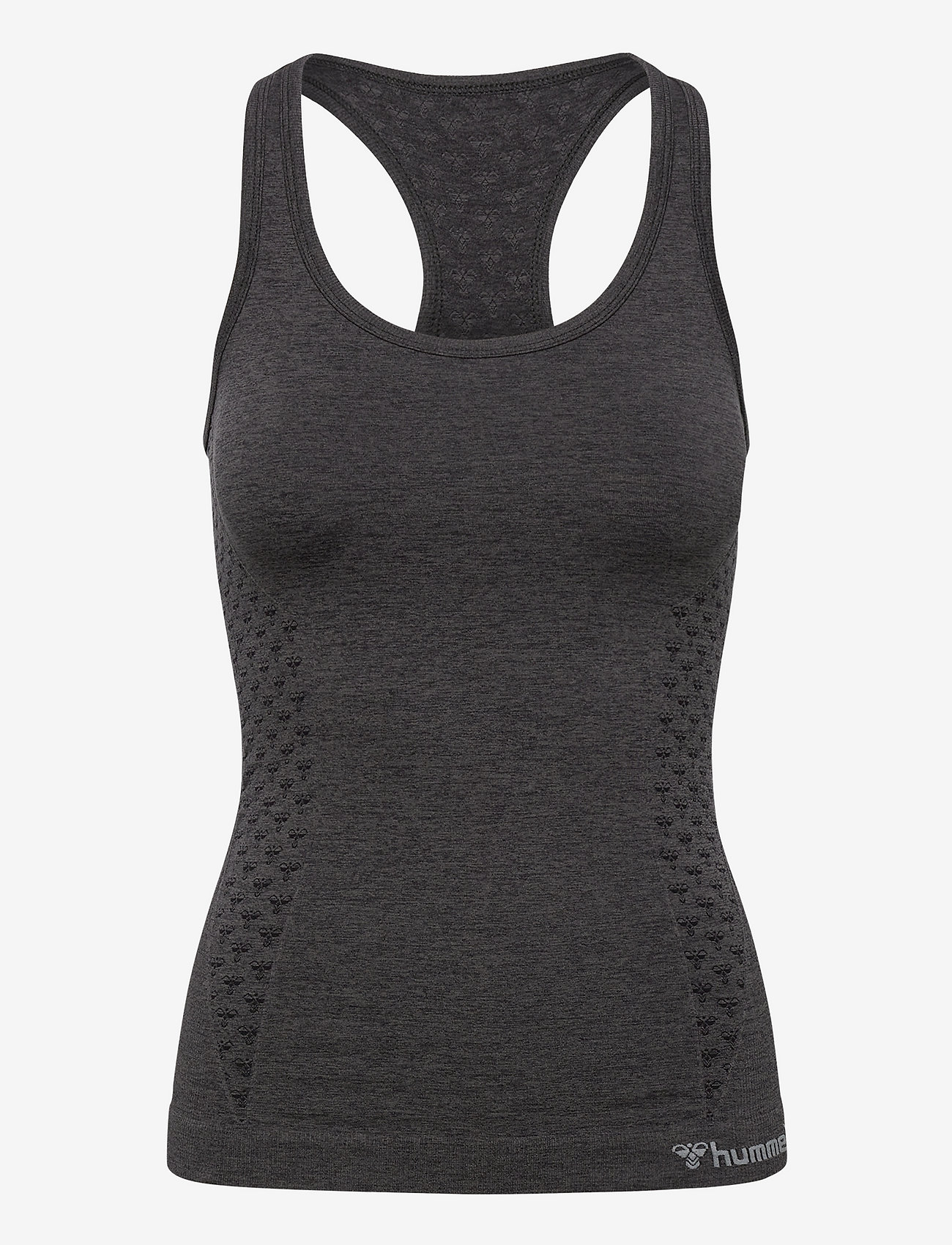 Hummel - hmlCI SEAMLESS TOP - black melange - 1