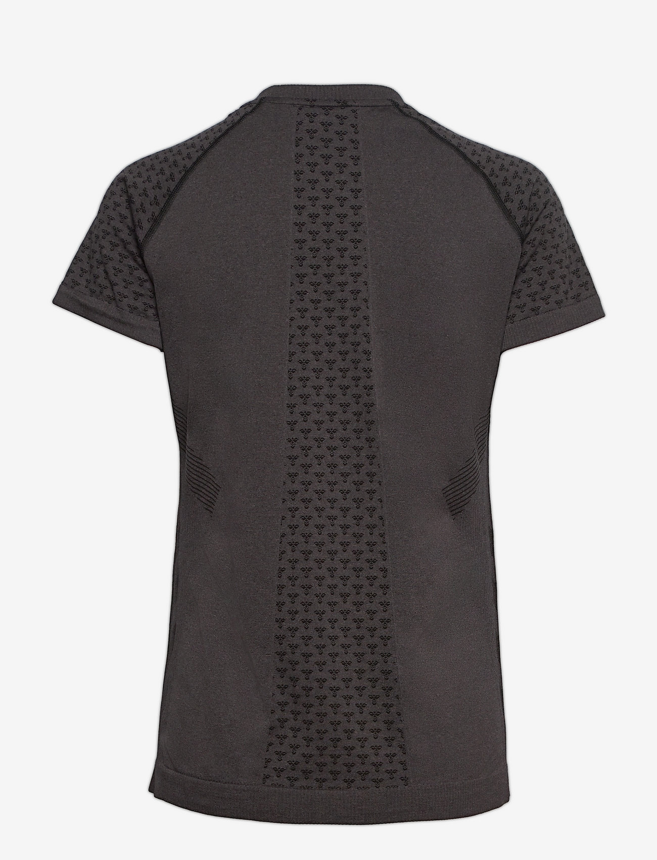 Hummel - hmlCI SEAMLESS T-SHIRT - t-shirts - black melange - 2