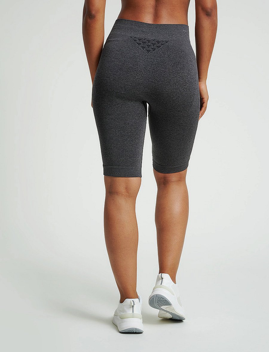 Hummel - hmlCI SEAMLESS CYCLING SHORTS - black melange - 4