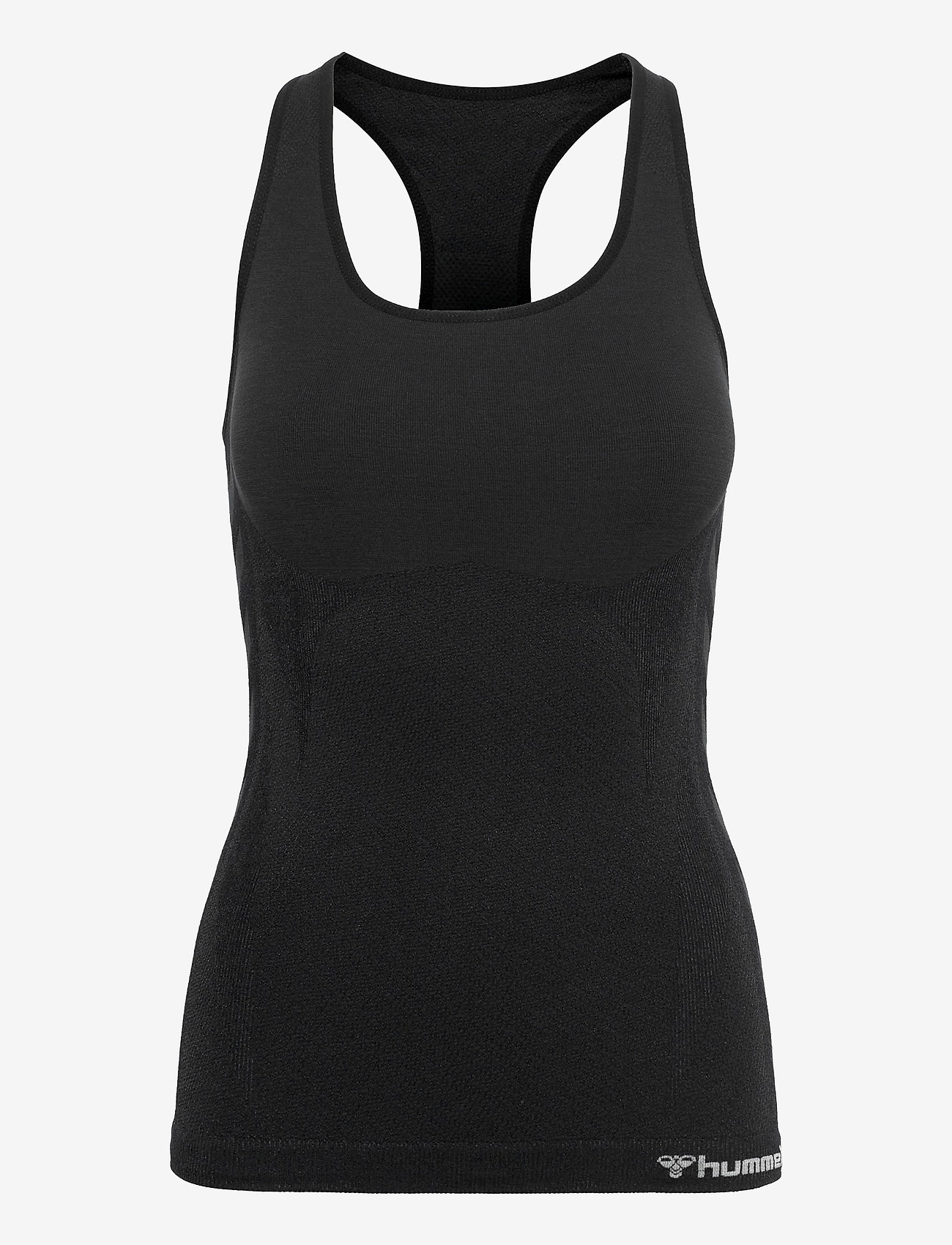 Hummel - hmlCLEA SEAMLESS TOP - tank tops - black melange - 0