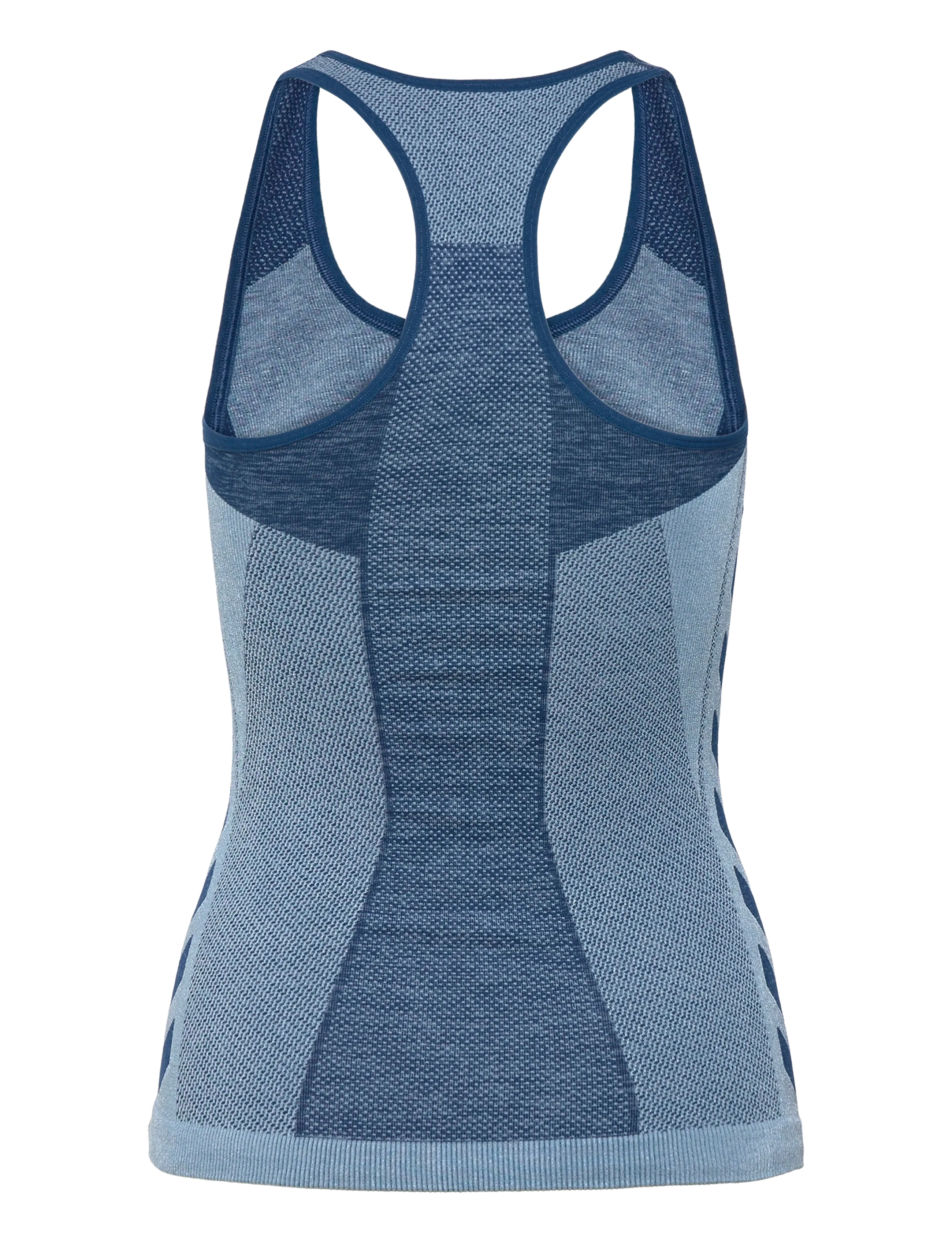 Hummel - hmlCLEA SEAMLESS TOP - toppe & t-shirts - navy peony/faded denim - 1