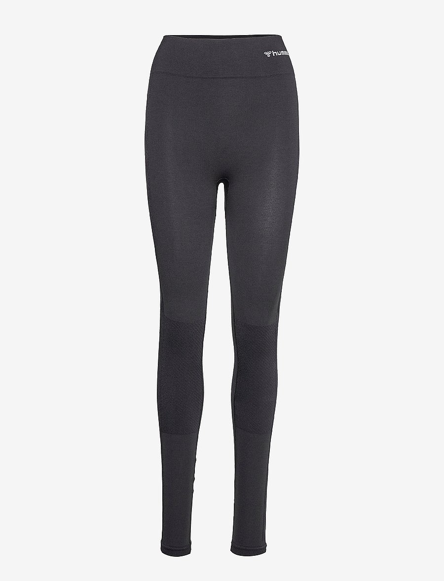 Hummel - hmlCLEA SEAMLESS MID WAIST TIGHTS - seamless tights - black melange - 1