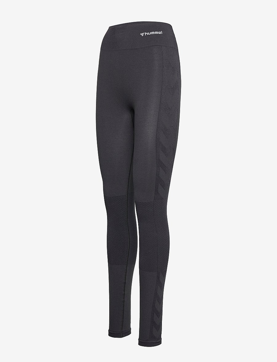Hummel - hmlCLEA SEAMLESS MID WAIST TIGHTS - seamless tights - black melange - 3