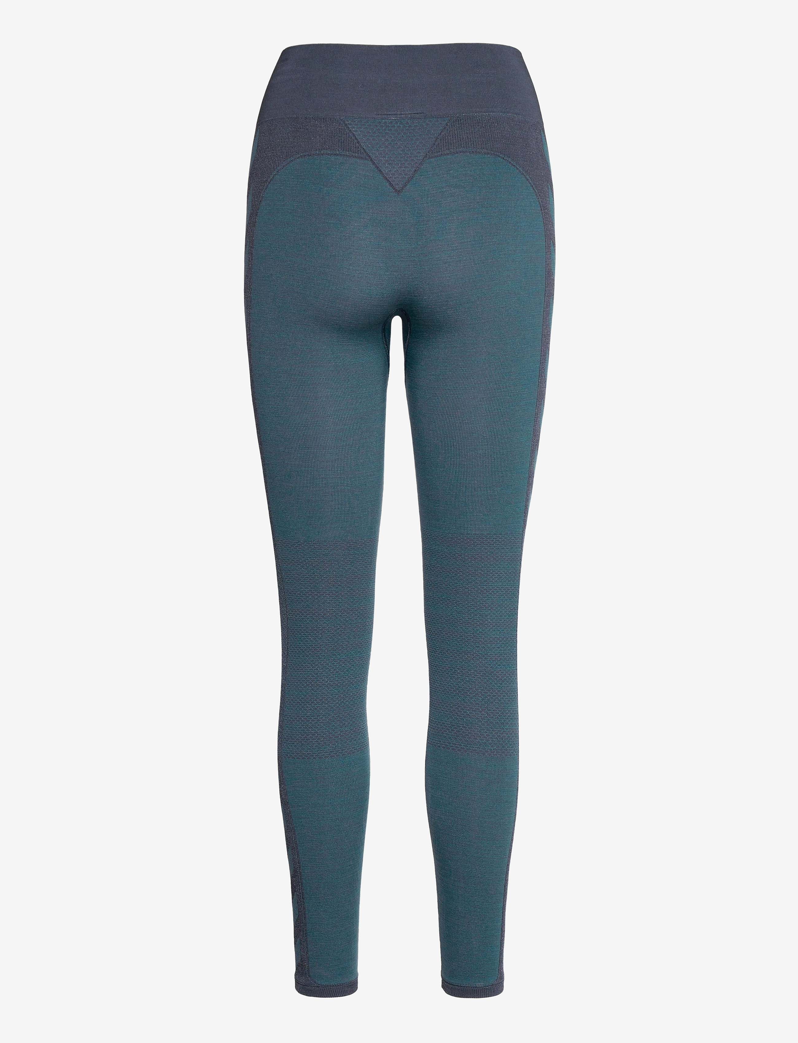 Hummel - hmlCLEA SEAMLESS MID WAIST TIGHTS - fuld længde - blue nights melange - 1
