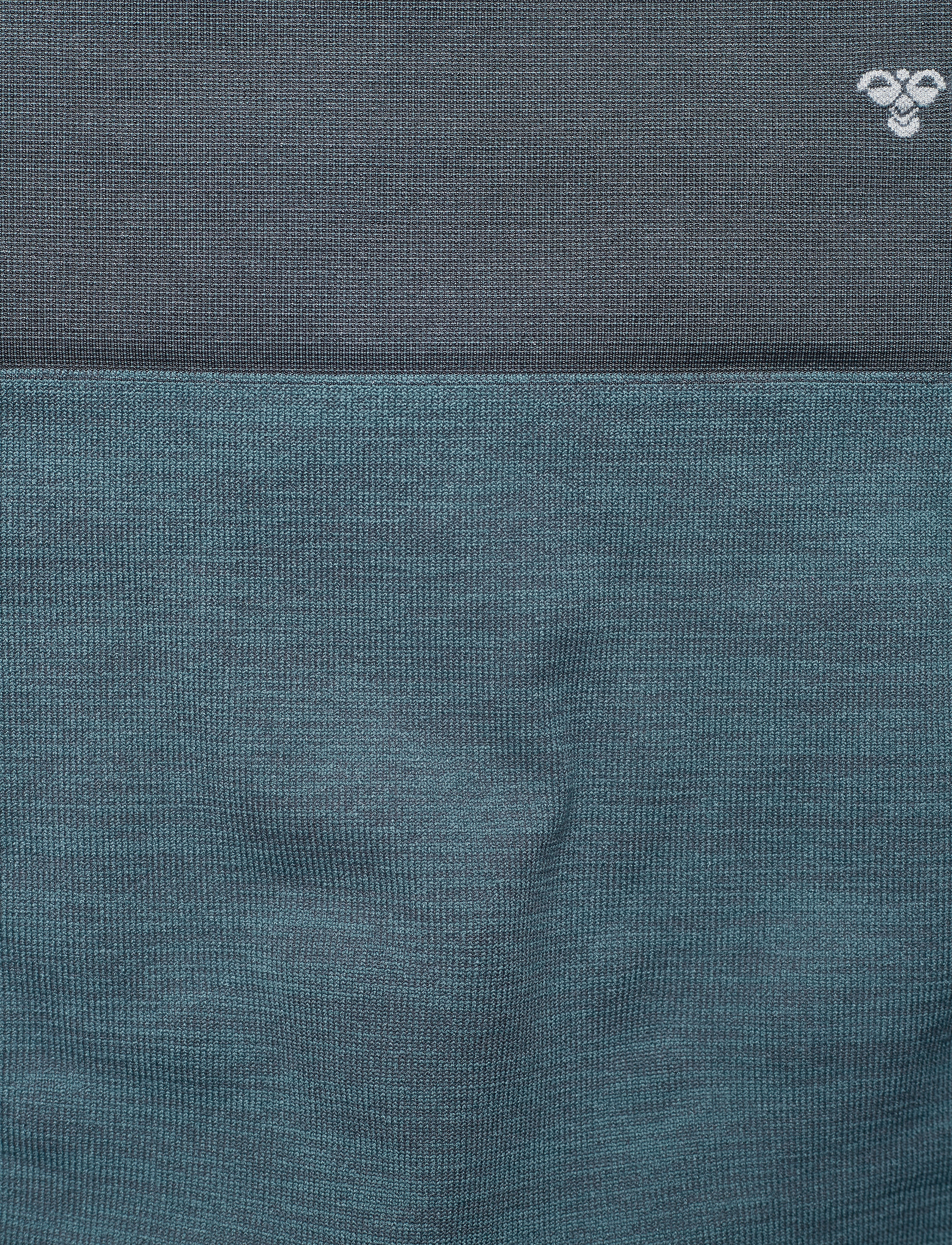 Hummel - hmlCLEA SEAMLESS MID WAIST TIGHTS - fuld længde - blue nights melange - 4