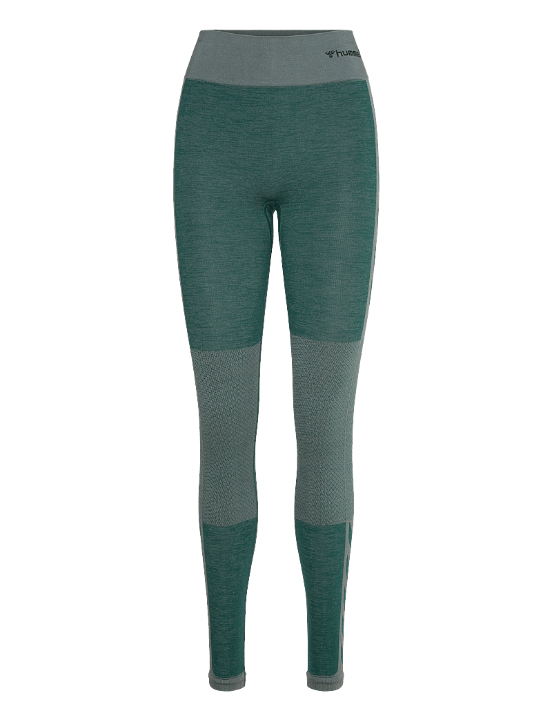 Hummel - hmlCLEA SEAMLESS MID WAIST TIGHTS - trainingstights - dark sea - 0