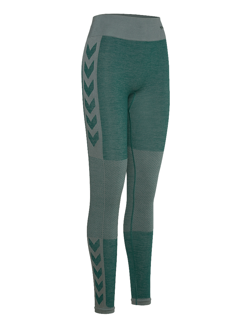Hummel - hmlCLEA SEAMLESS MID WAIST TIGHTS - trainingstights - dark sea - 2
