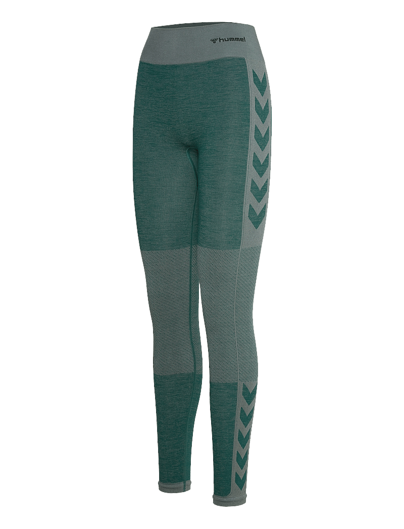 Hummel - hmlCLEA SEAMLESS MID WAIST TIGHTS - trainingstights - dark sea - 3