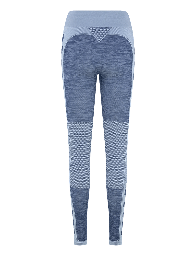 Hummel - hmlCLEA SEAMLESS MID WAIST TIGHTS - trainingstights - navy peony/faded denim - 1