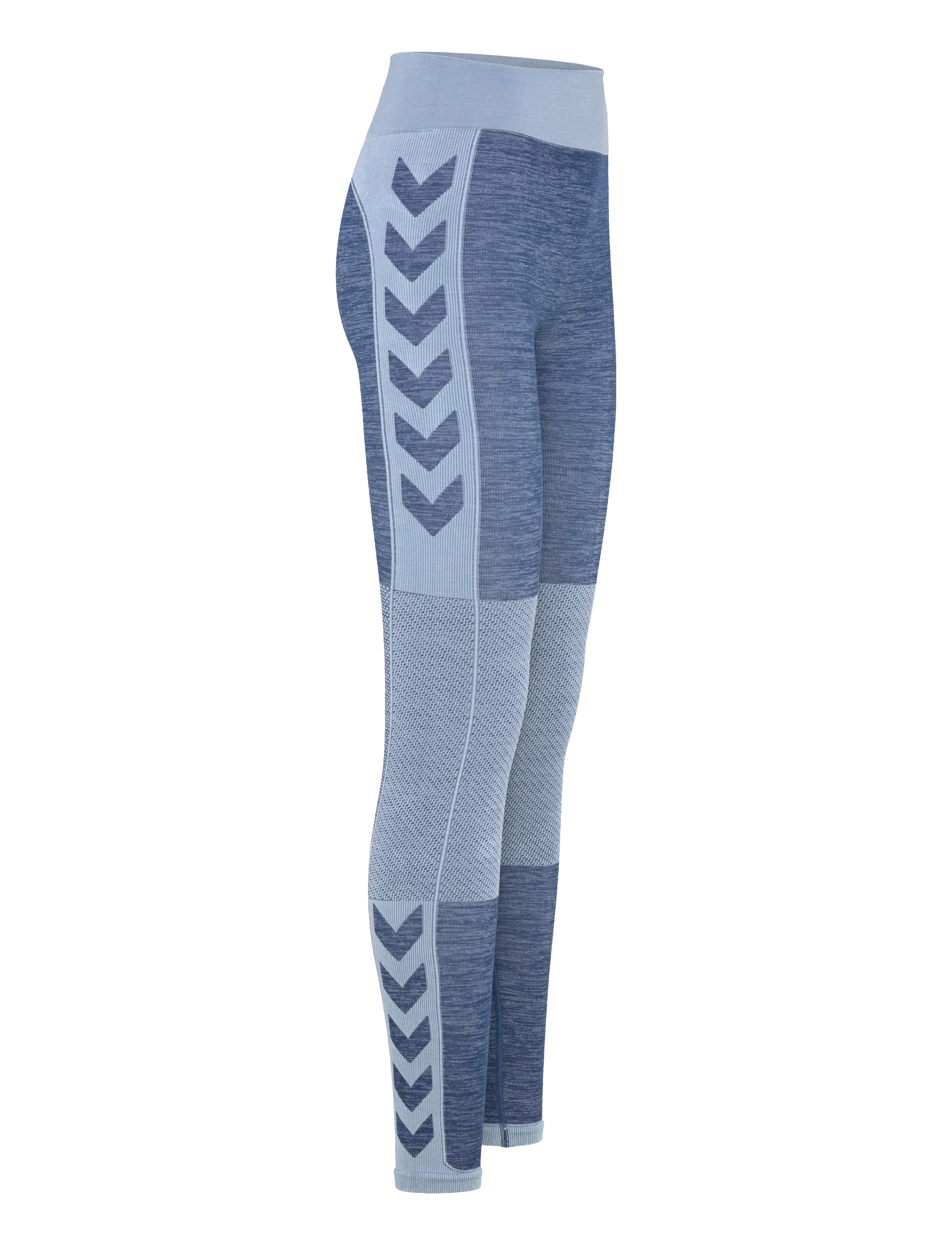 Hummel - hmlCLEA SEAMLESS MID WAIST TIGHTS - Õmblusteta retuusid - navy peony/faded denim - 2