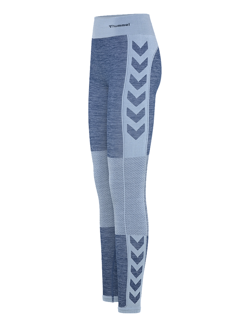 Hummel - hmlCLEA SEAMLESS MID WAIST TIGHTS - trainingstights - navy peony/faded denim - 3